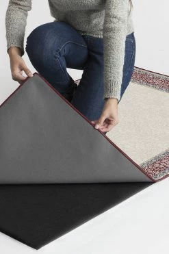 Flash Sale 💯 Ruggable Afshan Burgundy Rug 🤩 -Outdoor Rugs Store Afshan Burgundy B RC 508 57 Clean Washable Rug Pad 7a99ef2d e672 4f1e bf29 cd03d5ba9755