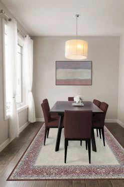 Flash Sale 💯 Ruggable Afshan Burgundy Rug 🤩 -Outdoor Rugs Store Afshan Burgundy C RC 508 57 Clean Washable Rug Warm