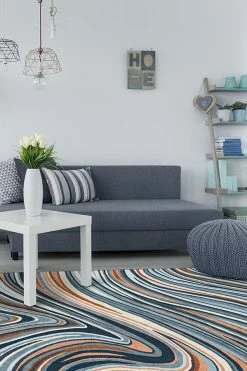 Best reviews of ⭐ Ruggable Agate Arctic Blue Rug ⭐ -Outdoor Rugs Store Agate Arctic Blue C RC 0309 57 Washable Rug Coastal