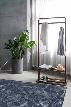 New 🔥 Ruggable Aprilios Navy Rug 🎉 -Outdoor Rugs Store Aprilios Navy C RC 0559 57 Clean Washable Rug Linework