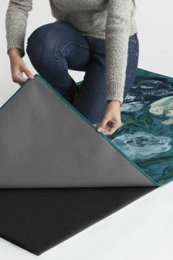 Budget 🧨 Ruggable Camellia Midnight Rug ⭐ -Outdoor Rugs Store Camellia Midnight B RC 0599 57 Clean Washable Rug Pad copy 2