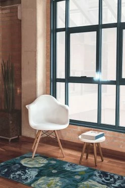 Budget 🧨 Ruggable Camellia Midnight Rug ⭐ -Outdoor Rugs Store Camellia Midnight C RC 0599 27 Washable Rug Blue