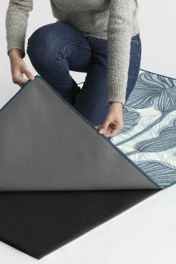 Deals 🤩 Ruggable Carnation Lapis Rug 🤩 -Outdoor Rugs Store Carnation Lapis B RC 0555 57 Clean Washable Rug Pad copy 2