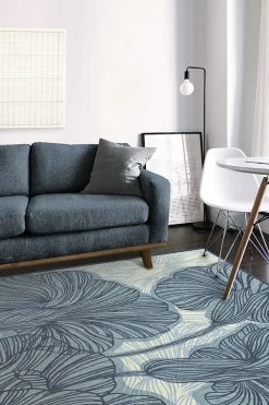 Deals 🤩 Ruggable Carnation Lapis Rug 🤩 -Outdoor Rugs Store Carnation Lapis C RC 0555 57 Clean Washable Rug Skyblue