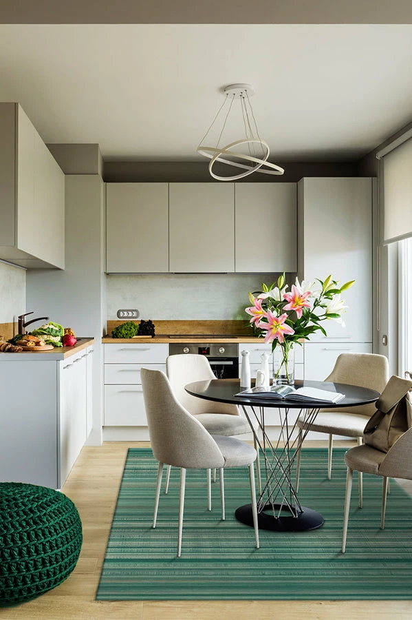 Cheap ๐ Ruggable Coastal Linear Stripe Aqua Rug ๐ 4 Cheap ๐ Ruggable Coastal Linear Stripe Aqua Rug ๐ - Image 4