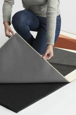 Flash Sale 🔔 Ruggable Color Field in Orange Rug ⌛ -Outdoor Rugs Store ColorField Orange B RC 0525 57 Clean Washable Rug Pad 2