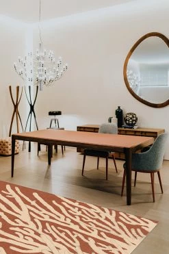 Buy 🤩 Ruggable Coral Mauve Rug 👍 -Outdoor Rugs Store Coral Mauve C RC 0323 57 Washable Rug Ocean