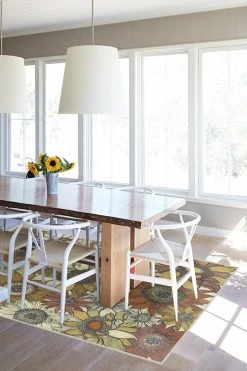 Flash Sale 😉 Ruggable Dalilah Sunburst Rug 👏 -Outdoor Rugs Store Dalilah Sunburst C RC 0582 57 Clean Washable Rug Flower