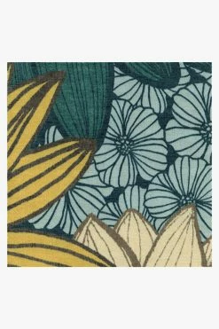 Brand new ✔️ Ruggable Daphne Turquoise Rug 🎉 -Outdoor Rugs Store Daphne Turquoise D RC 0572 10 Clean Washable Rug Pad copy 2