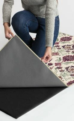 Cheapest 🧨 Ruggable Floral Damask Mimi Purple Rug ✔️ 13 Cheapest 🧨 Ruggable Floral Damask Mimi Purple Rug ✔️ -Outdoor Rugs Store Floral Damask Mimi Purple B RC 0034 57 Clean Washable Rug Pad