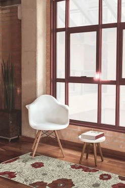 Wholesale 🌟 Ruggable Floret Ruby Rug 😉 -Outdoor Rugs Store Floret Ruby C RC 0565 27 Washable Rug Floral