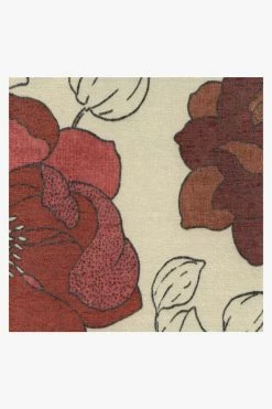 Wholesale 🌟 Ruggable Floret Ruby Rug 😉 -Outdoor Rugs Store Floret Ruby D RC 0565 10 Clean Washable Rug Pad copy 3