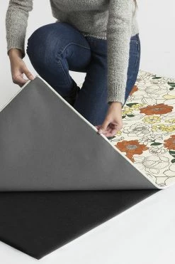 Hot Sale ⭐ Ruggable Floret Sunrise Rug ✨ -Outdoor Rugs Store Floret Sunrise B RC 0564 57 Clean Washable Rug Pad copy 2