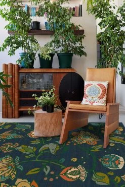 Brand new 🧨 Ruggable Frida Floral Navy Rug 💯 -Outdoor Rugs Store Frida Floral Navy C RC 0427 57 Washable Rug Bold