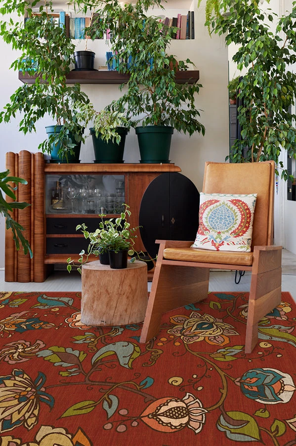 Wholesale ๐ฏ Ruggable Frida Floral Red Rug ๐ 4 Wholesale ๐ฏ Ruggable Frida Floral Red Rug ๐ - Image 4