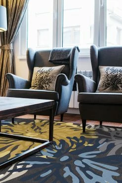 Best Pirce 😉 Ruggable Genevieve Floral Grey Rug 😀 -Outdoor Rugs Store Genevieve Floral Grey C RC 0181 57 Washable Rug Transitional