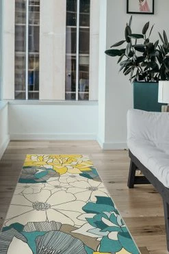 Budget 🛒 Ruggable Imbali Turquoise Rug ❤️ -Outdoor Rugs Store Imbali Turquoise C RC 0576 27 Washable Rug Modern