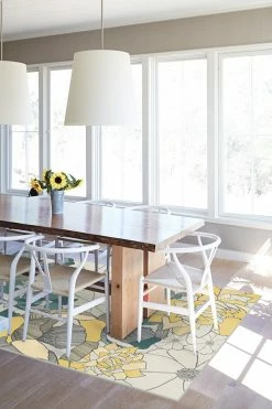 Budget 🛒 Ruggable Imbali Turquoise Rug ❤️ -Outdoor Rugs Store Imbali Turquoise C RC 0576 57 Washable Rug Yellow