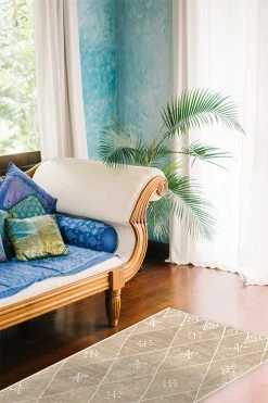 Promo 🛒 Ruggable Kavi Diamond Rose Gold Rug 👍 -Outdoor Rugs Store KaviDiamondRosegold C RC 0345 27 Washable Rug Moroccan