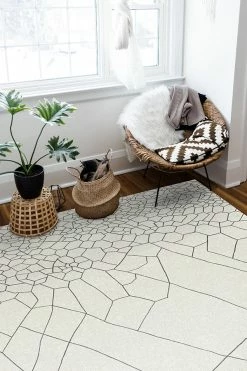 Top 10 ⌛ Ruggable Kella Off White Rug 👏 -Outdoor Rugs Store KellaOffWhite C RC 0331 57 Clean Washable Rug Pad Moroccan