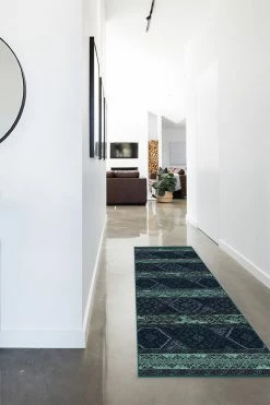 Wholesale 👏 Ruggable Lunara Geo Sapphire Rug 🛒 -Outdoor Rugs Store LunaraGeoSapphire C RC 0368 27 Washable Rug Moroccan