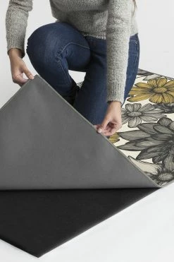 Cheap 🎁 Ruggable Mae Grey Rug 🥰 -Outdoor Rugs Store Mae Grey B RC 0566 57 Clean Washable Rug Pad copy 2