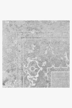 Cheapest 🔥 Ruggable Maral Border Vintage Grey Rug 👍 -Outdoor Rugs Store MaralBorder VintageGrey D RC 0388 10 Clean Washable Rug Pad