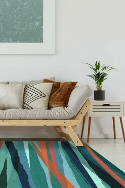 Budget ๐ Ruggable Sale Meridian Turquoise Rug ๐ฅฐ 11 Budget ๐ Ruggable Sale Meridian Turquoise Rug ๐ฅฐ -Outdoor Rugs Store Meridian Turquioise C RC 0316 57 Washable Rug Paintstroke