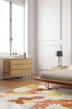 New 🎉 Ruggable Nani Orange Cream Rug 🎁 -Outdoor Rugs Store Nani OrangeCream C RC 0592 57 Washable Rug Contemporary