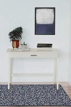 Flash Sale ⭐ Ruggable Posy Navy Rug 🛒 -Outdoor Rugs Store Posy Navy C RC 0579 27 Clean Washable Rug Vintage