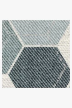 Best Pirce ❤️ Ruggable Prisma Slate Blue Rug 🥰 -Outdoor Rugs Store Prisma SlateBlue D RC 0542 10 Clean Washable Rug Pad 2