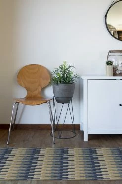 Coupon 🧨 Ruggable Retro Danish Blue Rug 😍 -Outdoor Rugs Store Retro Danish Blue C RC RE125 27 Washable Rug Eclectic