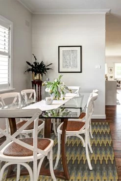 New 💯 Ruggable Retro Danish Grey Taupe Rug 🥰 -Outdoor Rugs Store Retro Danish Taupe C RC RE121 57 Washable Rug Chevron