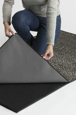 Wholesale 🌟 Ruggable Shagreen Charcoal Rug 🥰 -Outdoor Rugs Store Shagreen Charcoal B RC 0304 57 Clean Washable Rug Pad