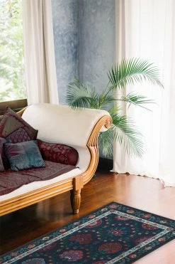 Flash Sale 👏 Ruggable Sibel Sapphire Rug ⌛ -Outdoor Rugs Store SibelSapphire C RC 0365 27 Washable Rug Moroccan