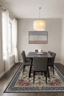 Coupon 🎁 Ruggable Sima Royal Blue Rug ⭐ -Outdoor Rugs Store Sima RoyalBlue C RC 0516 57 Washable Rug Floral