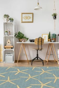 Wholesale 🎉 Ruggable Starfish Pale Blue Rug 😉 -Outdoor Rugs Store Starfish Pale Blue C RC 0320 57 Washable Rug Coastal