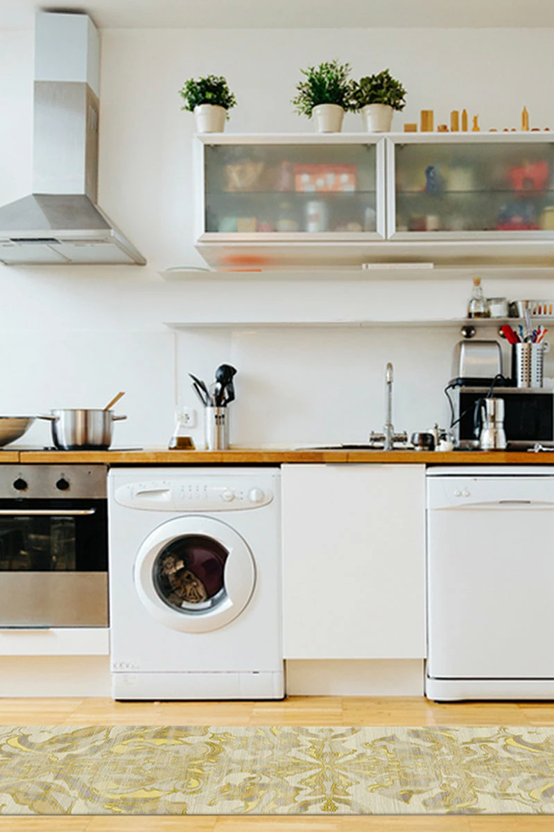 New ๐ Ruggable Transitional Damask Gold Rug ๐คฉ 8 New ๐ Ruggable Transitional Damask Gold Rug ๐คฉ - Image 8