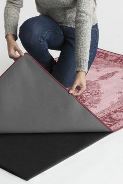 Budget ✨ Ruggable Victoria Garnet Rug 🎁 -Outdoor Rugs Store Victoria Garnet B RC 0421 57 Clean Washable Rug Pad