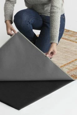 Cheapest 👍 Ruggable Vintage Daisy Bordered Tangerine Rug 🎉 -Outdoor Rugs Store Vintage Daisy Bordered Tangerine B RC RE130 57 Clean Washable Rug Pad