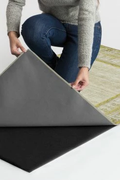 Budget ❤️ Ruggable Vintage Daisy Bordered Yellow Rug 🔔 -Outdoor Rugs Store Vintage Daisy Bordered Yellow B RC RE129 57 Clean Washable Rug Pad