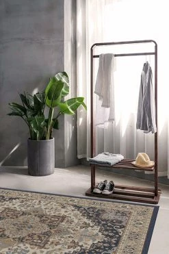 Cheap 👍 Ruggable Vintage Heriz Ivory Blue Rug 😀 -Outdoor Rugs Store VintageHeriz IvoryBlue C RC 0500 57 Washable Rug Elegant