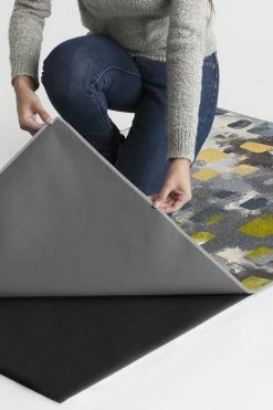 Brand new ⌛ Ruggable Watercolor Paintwork Grey Rug 👍 -Outdoor Rugs Store Watercolor Paintwork Grey B RC 0201 57 Clean Washable Rug Pad b273d50b 0a5e 47f3 86a8 5fd51e20433d