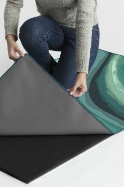 Budget ✨ Ruggable Watercolor Waves Citrus Green Rug 🤩 -Outdoor Rugs Store Watercolor Waves Citrus Green B RC 0308 57 Clean Washable Rug Pad 0ec0ecae f696 4658 a203 4b48cf838a4c