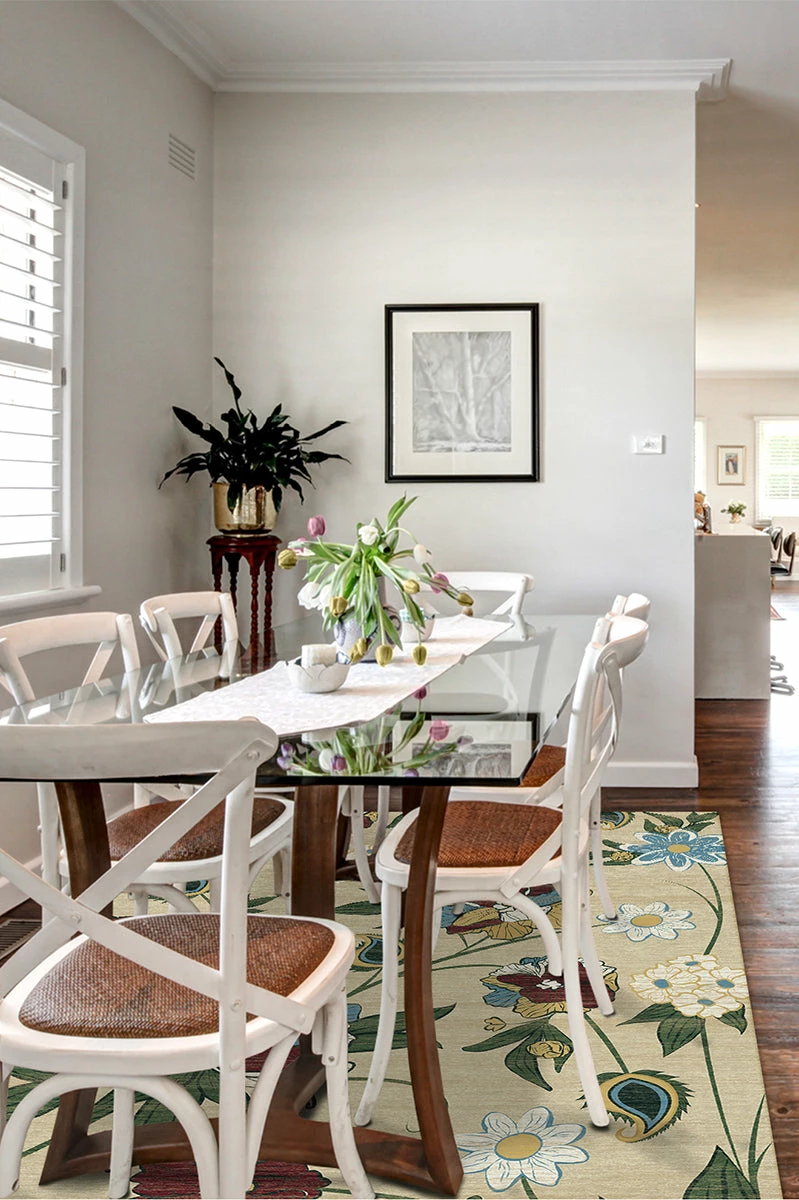 Flash Sale ๐ Ruggable Wildflower Natural Rug ๐ 4 Flash Sale ๐ Ruggable Wildflower Natural Rug ๐ - Image 4