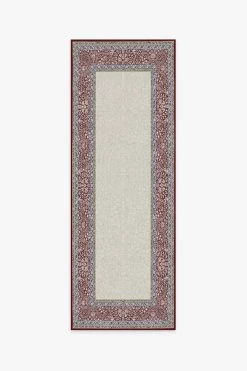 Flash Sale 💯 Ruggable Afshan Burgundy Rug 🤩 -Outdoor Rugs Store afshan burgundy A RC 0509 27 V2