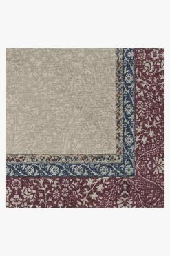 Flash Sale 💯 Ruggable Afshan Burgundy Rug 🤩 -Outdoor Rugs Store afshan burgundy D RC 0509 27 V2
