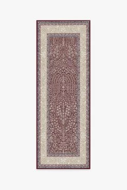 Best reviews of 🎉 Ruggable Afshan Merlot Rug 👍 -Outdoor Rugs Store afshan merlot A RC 0510 27 V2