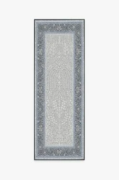 Budget ✔️ Ruggable Afshan Steel Blue Rug ✔️ -Outdoor Rugs Store afshan steel blue A RC 0508 27 V2