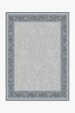 Budget ✔️ Ruggable Afshan Steel Blue Rug ✔️